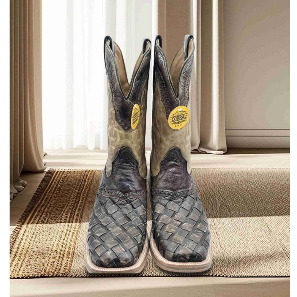 Corral Mens Brown Embroidered Western Boots